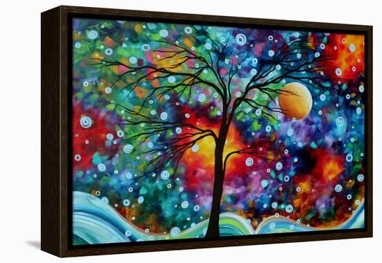 Circles A Moment In-Megan Aroon Duncanson-Framed Stretched Canvas