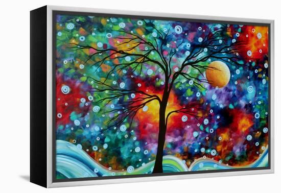 Circles A Moment In-Megan Aroon Duncanson-Framed Stretched Canvas