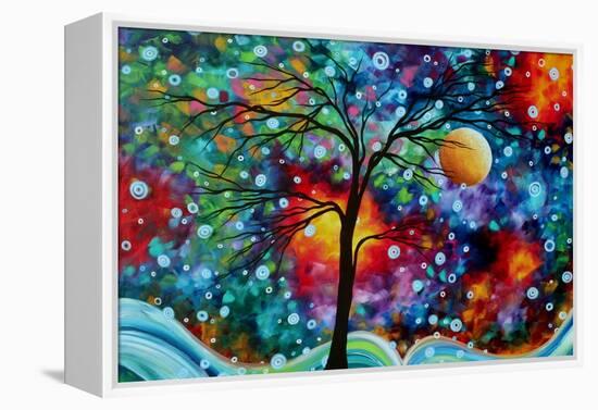 Circles A Moment In-Megan Aroon Duncanson-Framed Stretched Canvas