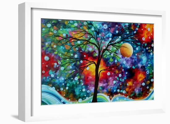 Circles A Moment In-Megan Aroon Duncanson-Framed Art Print