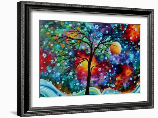 Circles A Moment In-Megan Aroon Duncanson-Framed Art Print