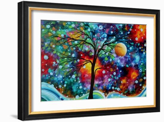 Circles A Moment In-Megan Aroon Duncanson-Framed Art Print