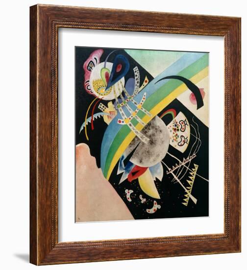 Circles and Black, 1921-Wassily Kandinsky-Framed Giclee Print