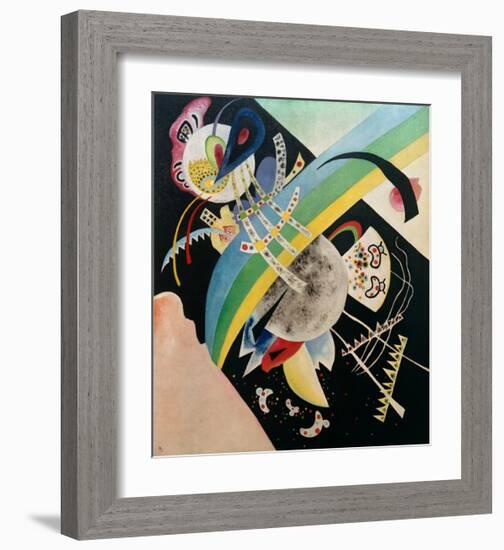 Circles and Black, 1921-Wassily Kandinsky-Framed Giclee Print