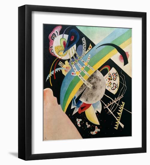 Circles and Black, 1921-Wassily Kandinsky-Framed Giclee Print