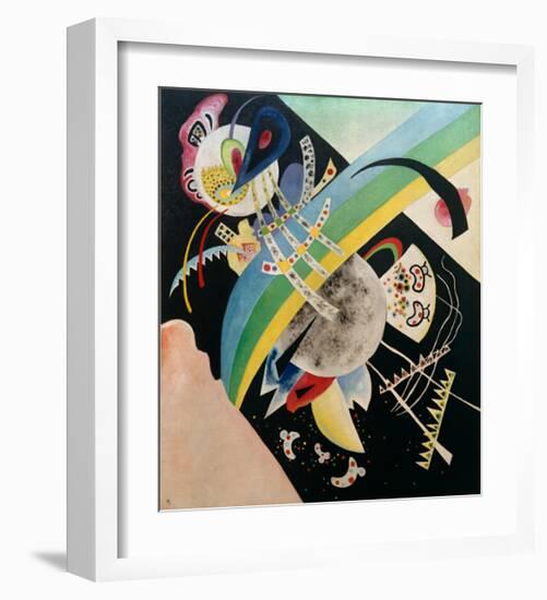 Circles and Black, 1921-Wassily Kandinsky-Framed Giclee Print