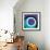 Circles and Colors (Blue), 2013-Carl Abbott-Framed Serigraph displayed on a wall