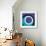 Circles and Colors (Blue), 2013-Carl Abbott-Framed Serigraph displayed on a wall