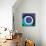 Circles and Colors (Blue), 2013-Carl Abbott-Mounted Serigraph displayed on a wall