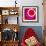 Circles and Colors (Red), 2013-Carl Abbott-Framed Serigraph displayed on a wall