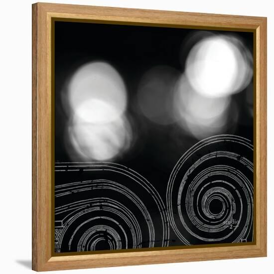 Circles and Swirls II-Studio 2-Framed Stretched Canvas