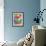 Circles And Waves 1-Marietta Cohen Art and Design-Framed Giclee Print displayed on a wall