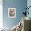 Circles And Waves 1-Marietta Cohen Art and Design-Framed Giclee Print displayed on a wall