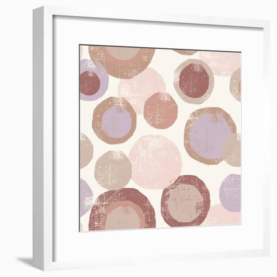 Circles Blush-Wild Apple Portfolio-Framed Art Print