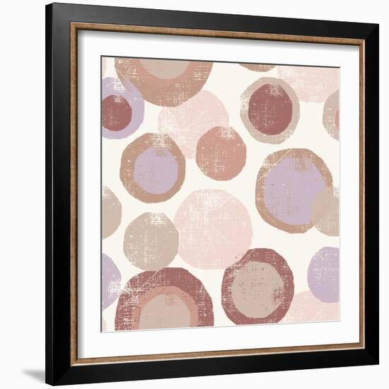 Circles Blush-Wild Apple Portfolio-Framed Art Print