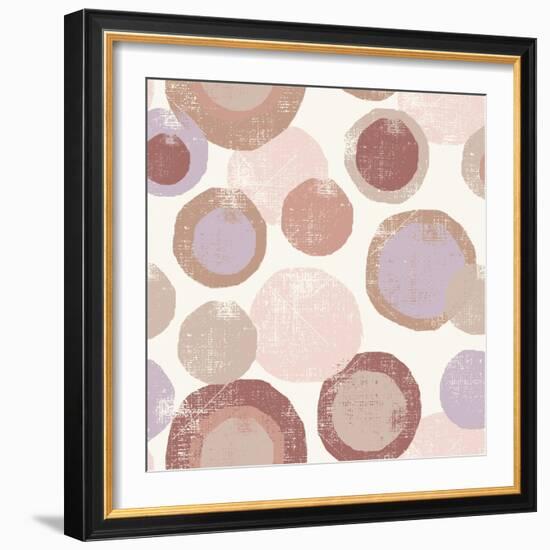 Circles Blush-Wild Apple Portfolio-Framed Art Print