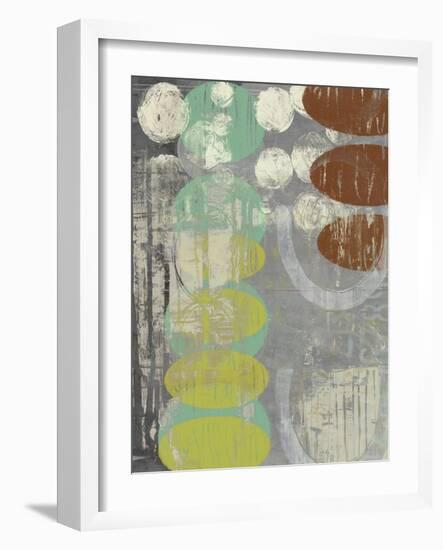 Circles Circle I-Jennifer Goldberger-Framed Art Print