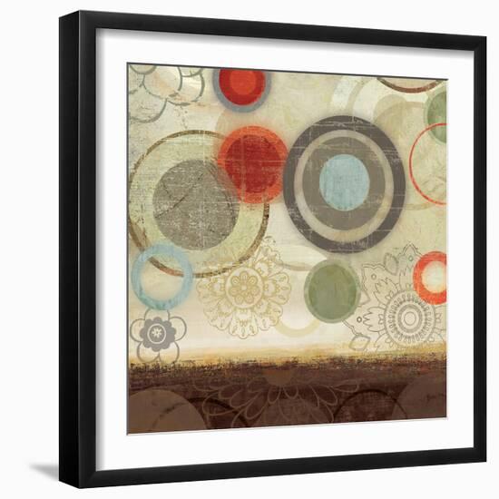 Circles II-Sloane Addison  -Framed Art Print