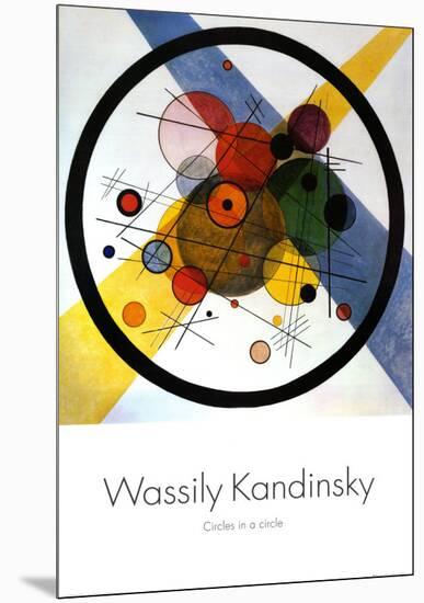 Circles in Circle-Wassily Kandinsky-Mounted Art Print