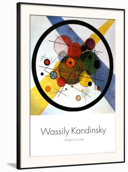 Circles In Circle Framed Art Print By Wassily Kandinsky Art Com
