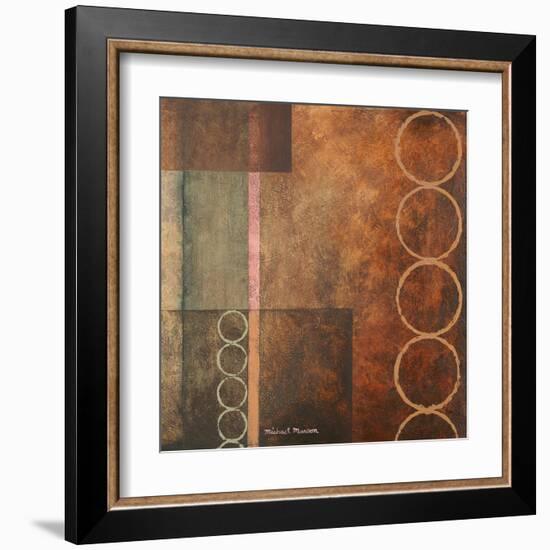 Circles in the Abstract I-Michael Marcon-Framed Art Print