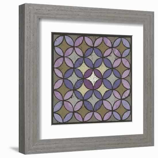 Circles Linked - Plum-Susan Clickner-Framed Giclee Print