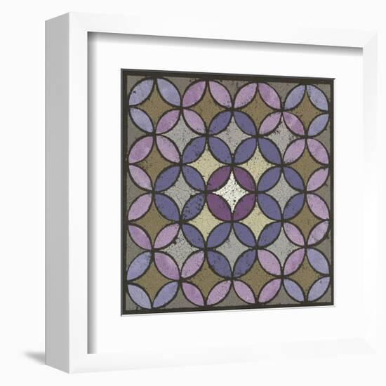 Circles Linked - Plum-Susan Clickner-Framed Giclee Print