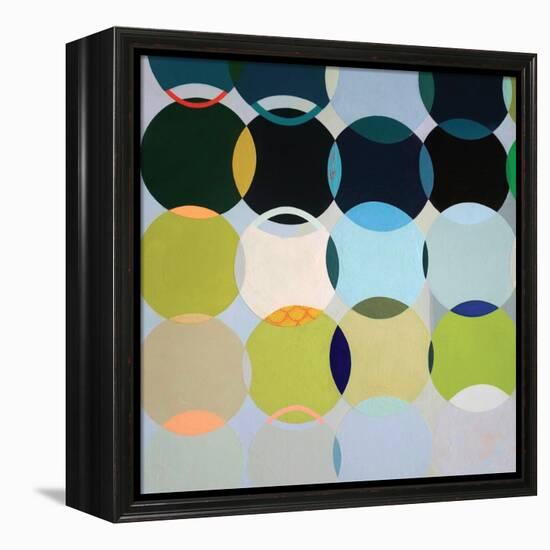 Circles No. 1-Naomi Taitz Duffy-Framed Stretched Canvas