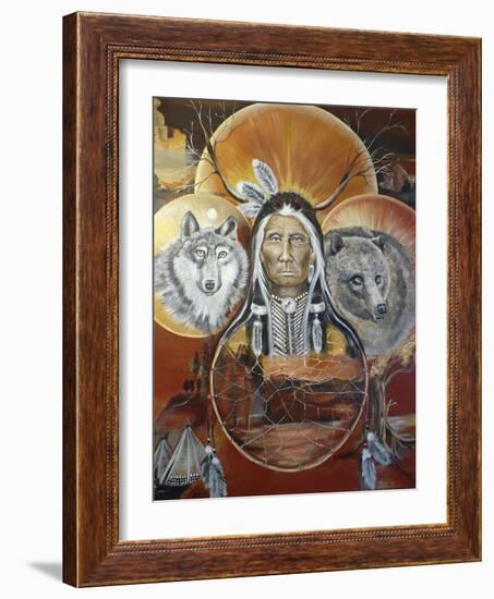 Circles of life-Sue Clyne-Framed Giclee Print