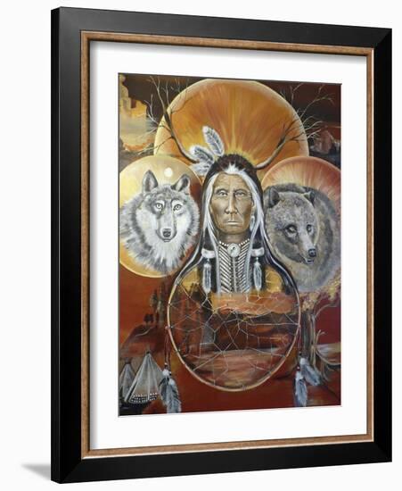 Circles of life-Sue Clyne-Framed Giclee Print