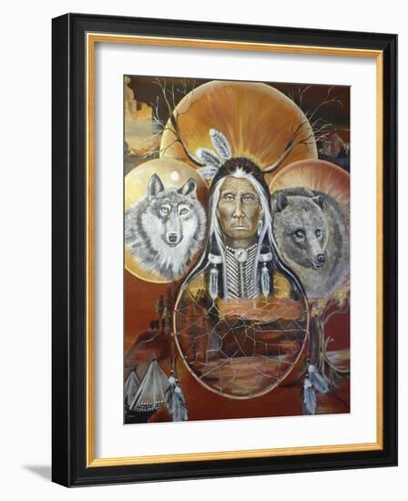 Circles of life-Sue Clyne-Framed Giclee Print