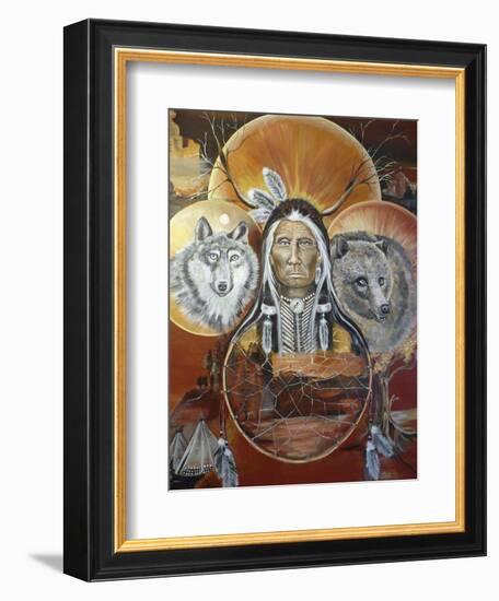 Circles of life-Sue Clyne-Framed Giclee Print