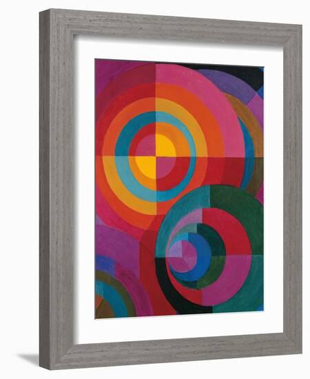 Circles-Johannes Itten-Framed Giclee Print