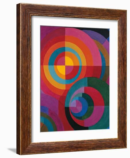 Circles-Johannes Itten-Framed Giclee Print