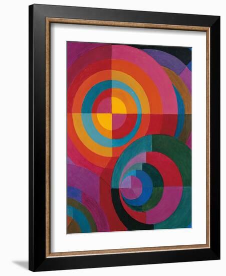 Circles-Johannes Itten-Framed Giclee Print