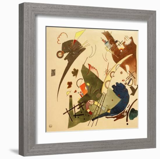 Circling, 1924-Wassily Kandinsky-Framed Giclee Print