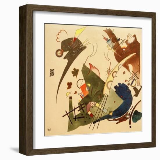 Circling, 1924-Wassily Kandinsky-Framed Giclee Print