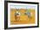 Circling Arabian Oryx, 2010-Mark Adlington-Framed Giclee Print