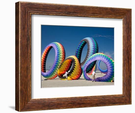 Circoflex Kites, International Kite Festival, Long Beach, Washington, USA-Jamie & Judy Wild-Framed Photographic Print