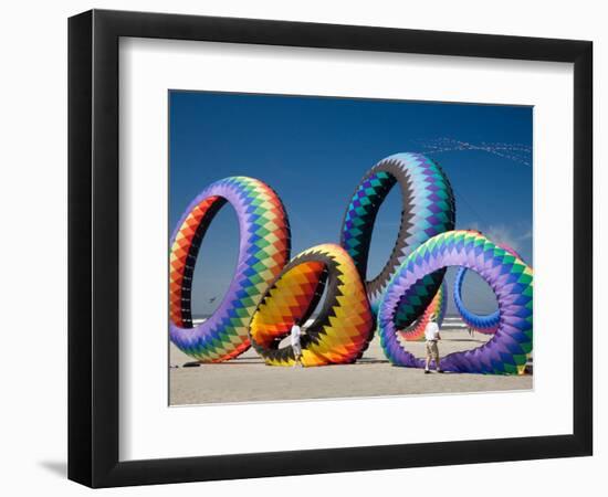 Circoflex Kites, International Kite Festival, Long Beach, Washington, USA-Jamie & Judy Wild-Framed Photographic Print