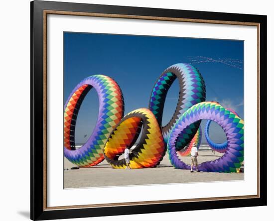 Circoflex Kites, International Kite Festival, Long Beach, Washington, USA-Jamie & Judy Wild-Framed Photographic Print