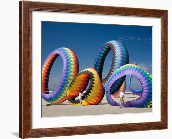 Circoflex Kites, International Kite Festival, Long Beach, Washington, USA-Jamie & Judy Wild-Framed Photographic Print