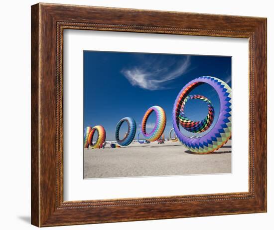 Circoflex Kites, International Kite Festival, Long Beach, Washington, USA-Jamie & Judy Wild-Framed Photographic Print