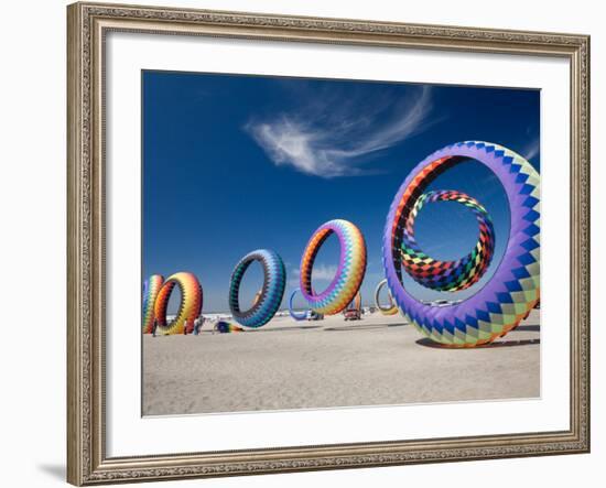 Circoflex Kites, International Kite Festival, Long Beach, Washington, USA-Jamie & Judy Wild-Framed Photographic Print