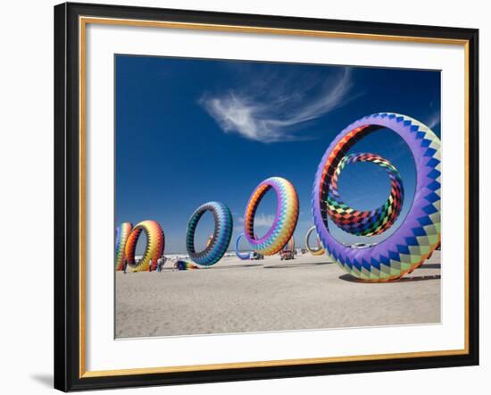 Circoflex Kites, International Kite Festival, Long Beach, Washington, USA-Jamie & Judy Wild-Framed Photographic Print