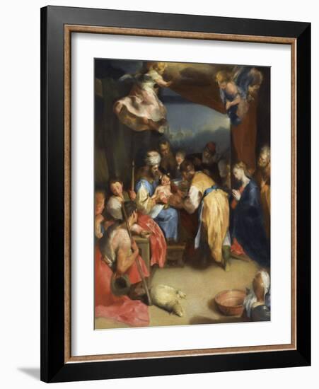 Circoncision De Jesus - the Circumcision of Christ - Barocci, Federigo (1528-1612) - Oil on Canvas-Federico Fiori Barocci or Baroccio-Framed Giclee Print