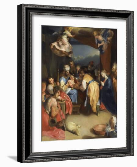 Circoncision De Jesus - the Circumcision of Christ - Barocci, Federigo (1528-1612) - Oil on Canvas-Federico Fiori Barocci or Baroccio-Framed Giclee Print