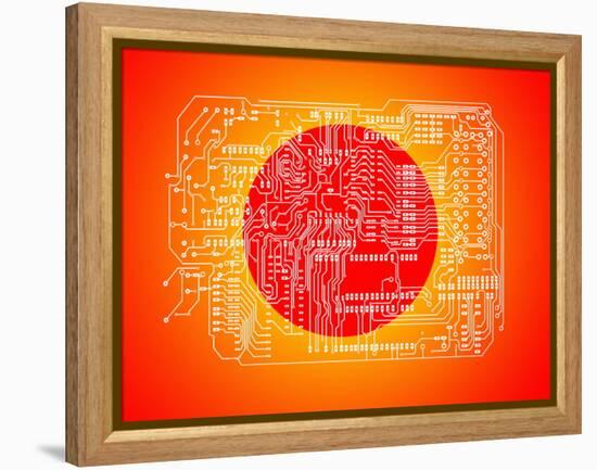 Circuit Board-Mehau Kulyk-Framed Premier Image Canvas