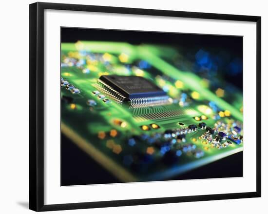 Circuit Board-Tek Image-Framed Photographic Print