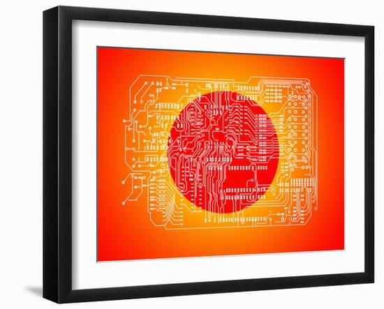 Circuit Board-Mehau Kulyk-Framed Photographic Print